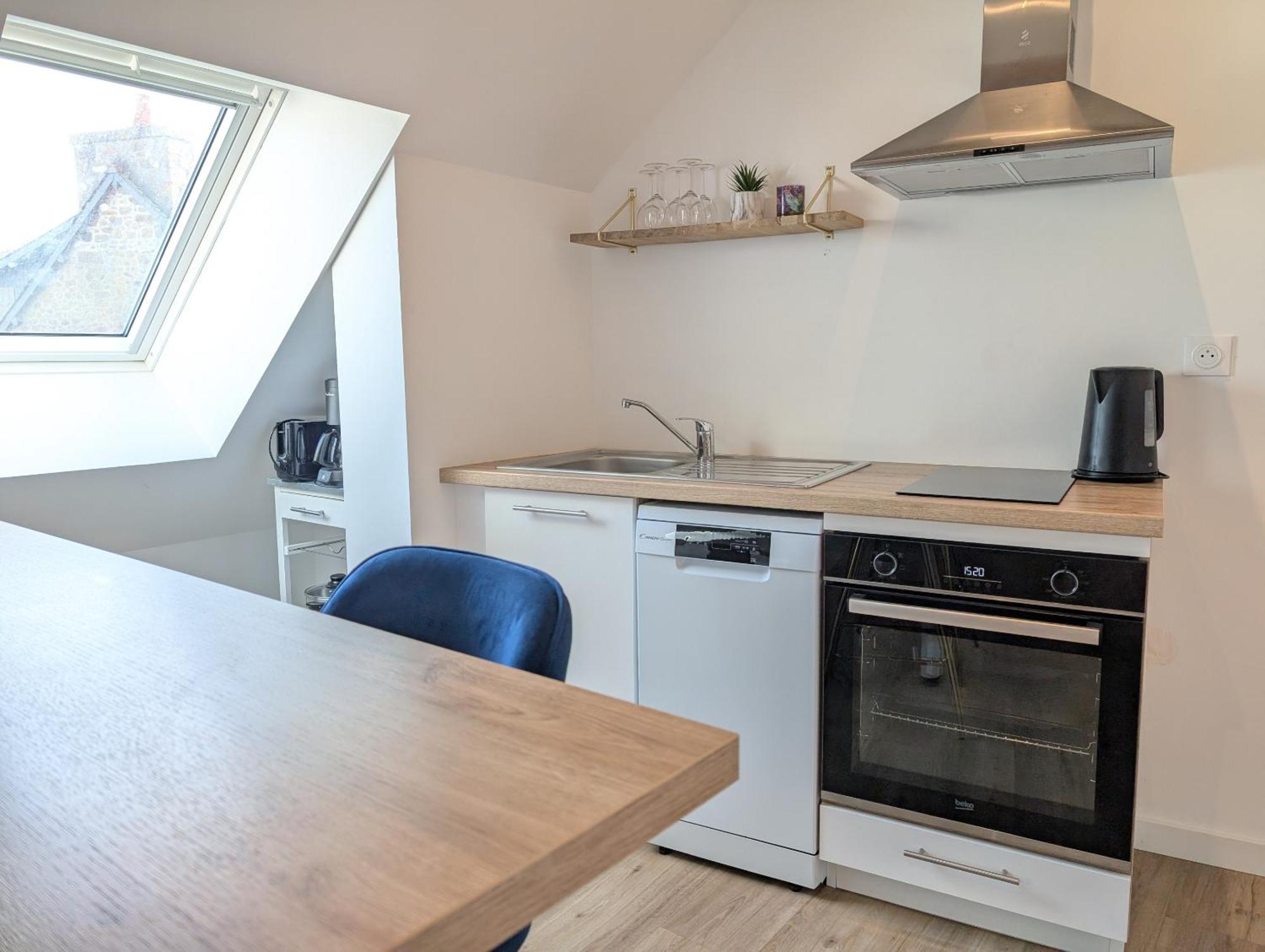 Apartamento La Bonne Etoile Chatelaudren Habitación foto